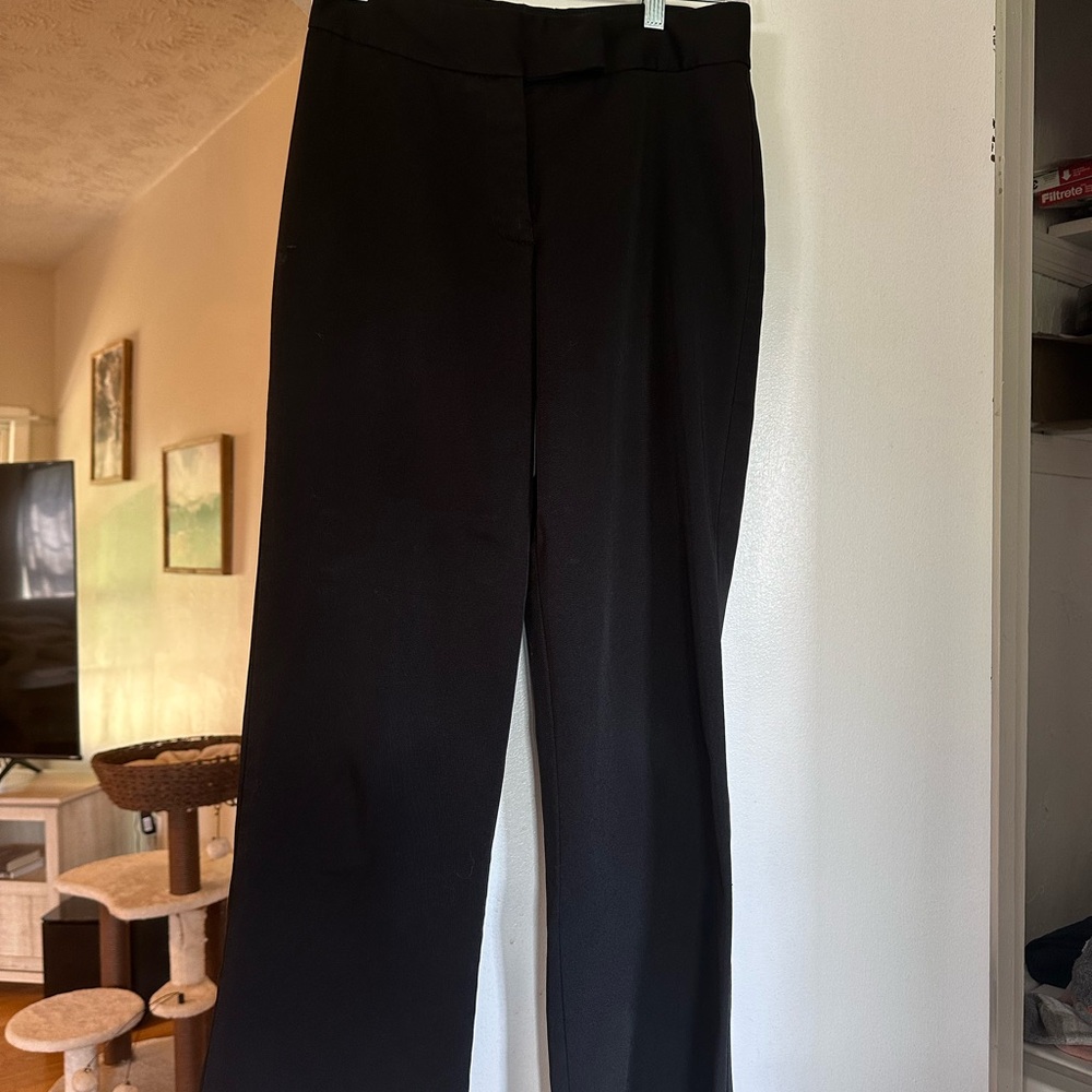 Classic Black Women's Straight Leg Pants